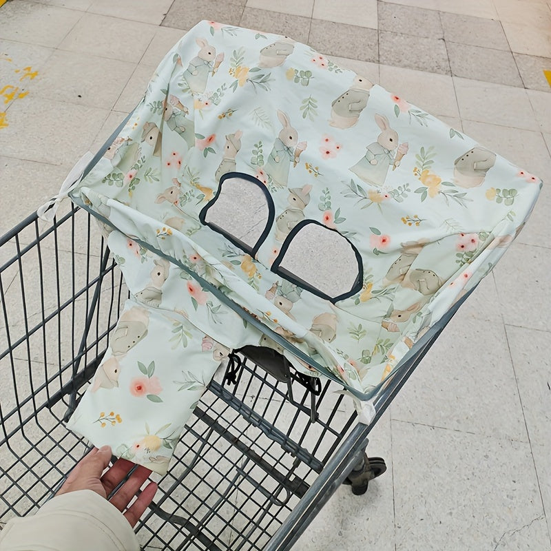 Soft and comfortable shopping cart cover made from cozy woven polyester. This machine washable cover also doubles as a portable hand push car seat cushion. An ideal gift for Halloween, Thanksgiving, or Christmas.