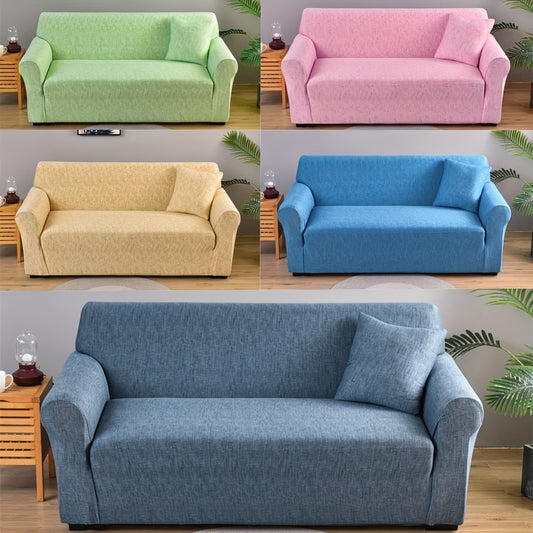 Sofa cover with elastic spandex for lounge chair, available in various sizes.