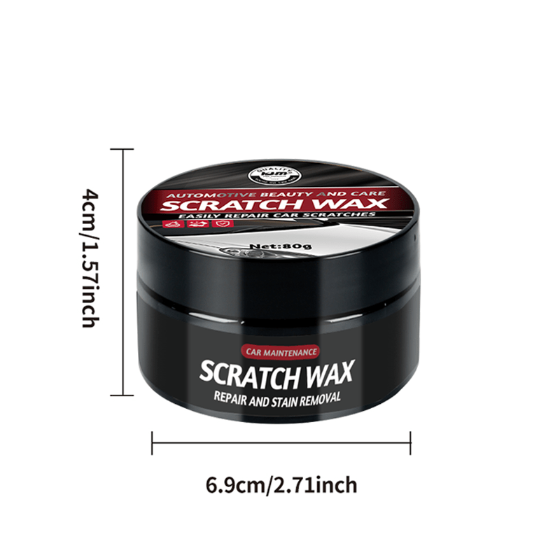 AutoPro Car Scratch Repair Wax for vehicles, 80g - Universal Paint Scratch and Swirl Remover.