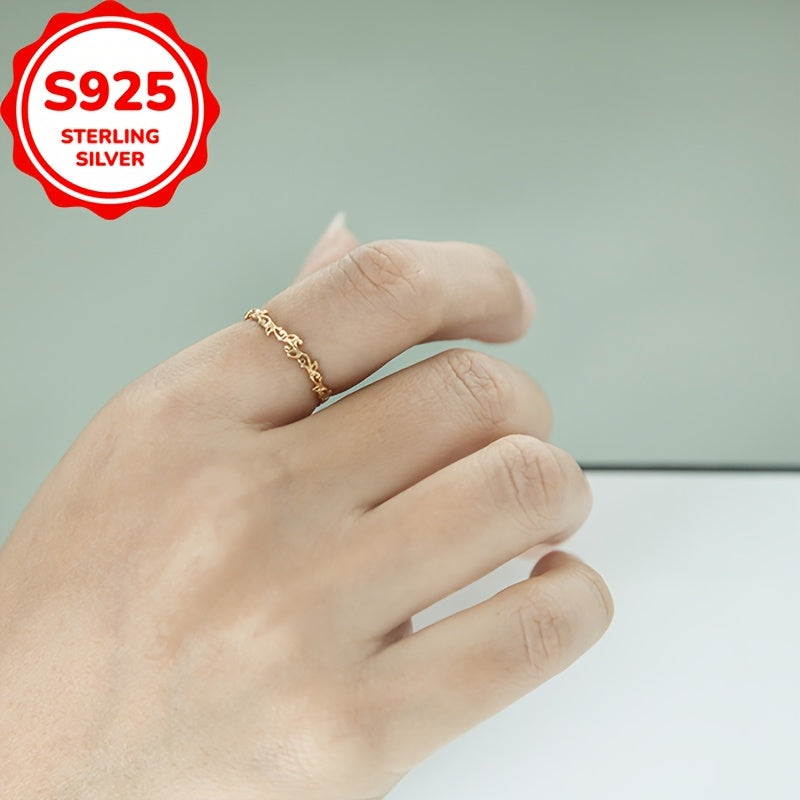 1. Light luxury style S925 silvery ring weighing 2.1g, showcasing a royal nobility and versatile personality. This retro asymmetric whitening ring for women embodies elegance and simplicity, with a celestial symbol theme perfect for basic commuting and a