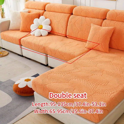 Non-slip elastic sofa slipcover protects furniture year-round in any room.