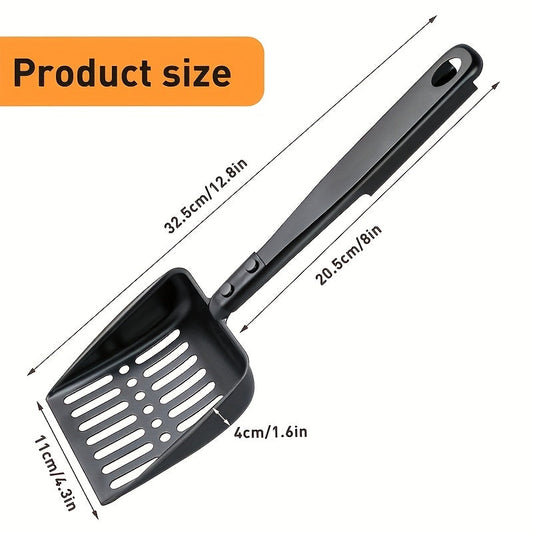 Iron Ash Sifter with Heat Resistant Handle - 33.02cm Hollow Metal Coal Shovel for Wood Stove, Indoor Fireplace, and Fire Pit