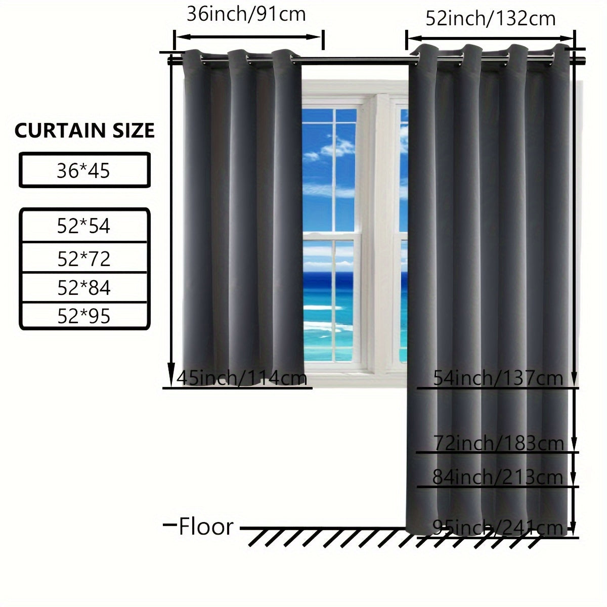 1PC Insulation and Blackout Circle Curtains, Ideal for Bedrooms and Living Rooms, Minimize Noise and Light Blocking