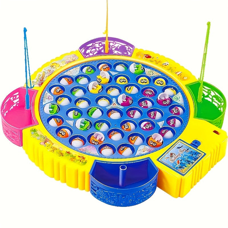 15/24/45pcs Electric Fishing Toys, suitable for boys and girls, educational and fun gifts for New Year, birthday, or Thanksgiving.