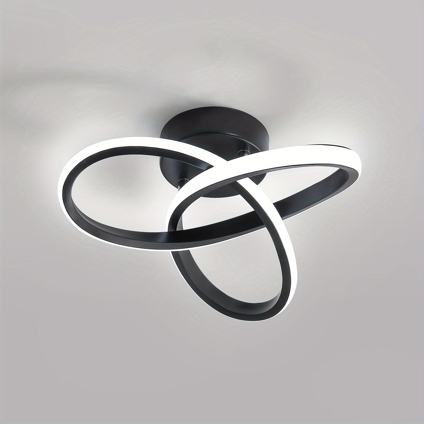 Dimmable LED ceiling light with switch control and adjustable color temperature. Ideal for various rooms.