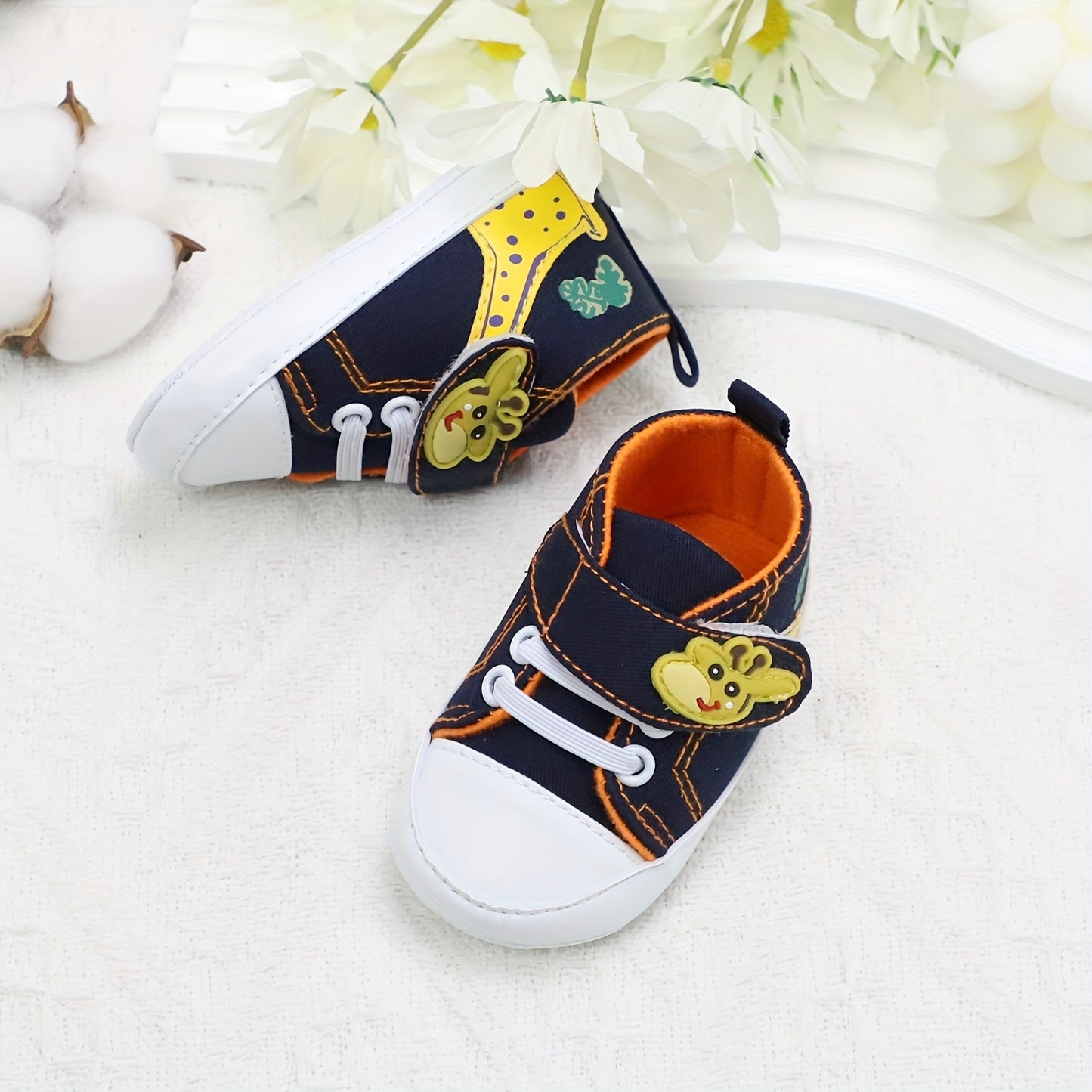 RABEISIR Toddler Shoes with Cute Giraffe Design - Non-Slip for Everyday and Vacation Wear