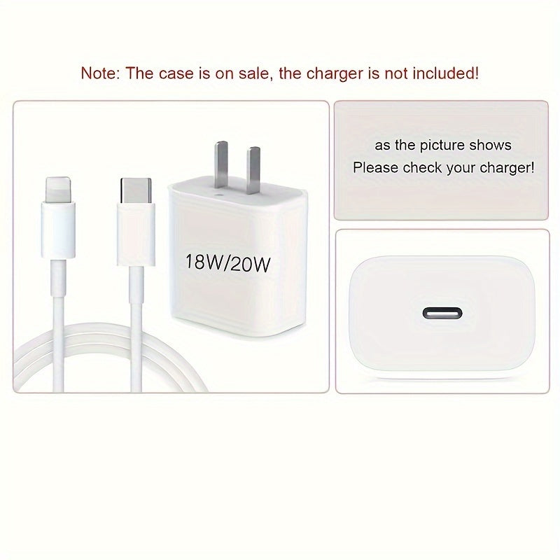 5pcs Heart Design Charger Protective Case for iPhone 20w 14 Pro Max/13/12/11 Charger and Data Cable Protection Set