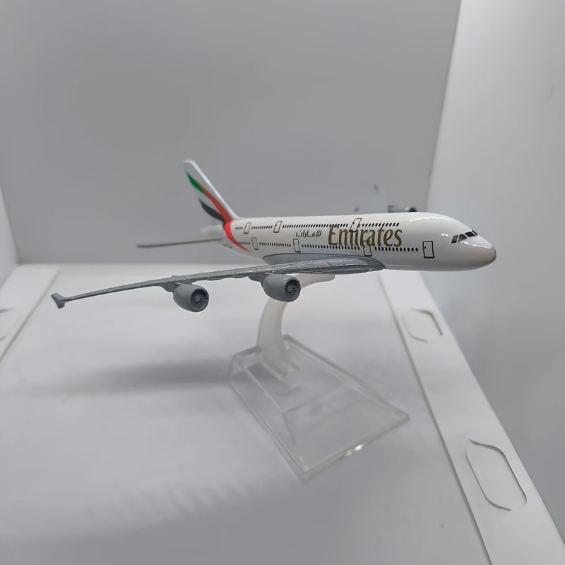 Detailed collectible Airbus A380 model for hobbyists and car decor enthusiasts, perfect gift idea.