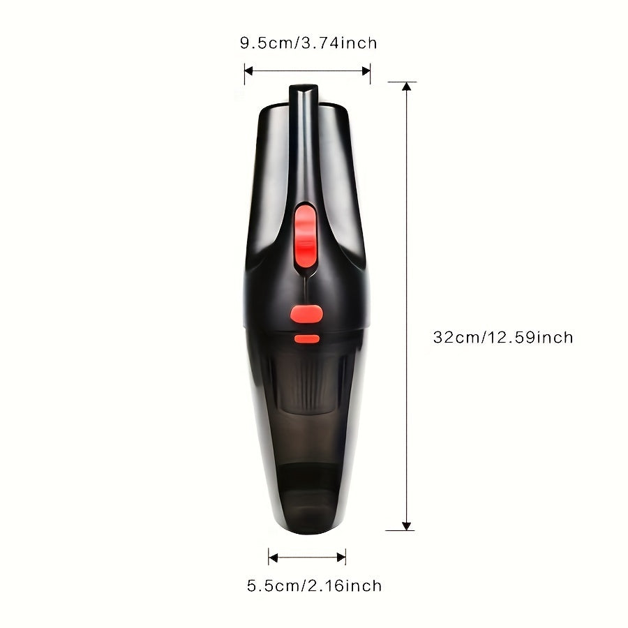 Powerful Handheld Car Vacuum Cleaner by CascadeVac - Compact Corded Mini Duster for Home and Kitchen Floor Gaps - Ideal Vacuum Cleaner for Home Use.