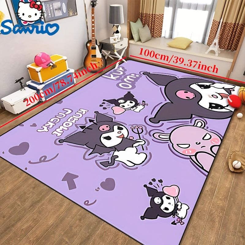 Sanrio Soft and Non-Slip Area Rug - Ideal for Bedroom, Entryway, or Hallway Decoration