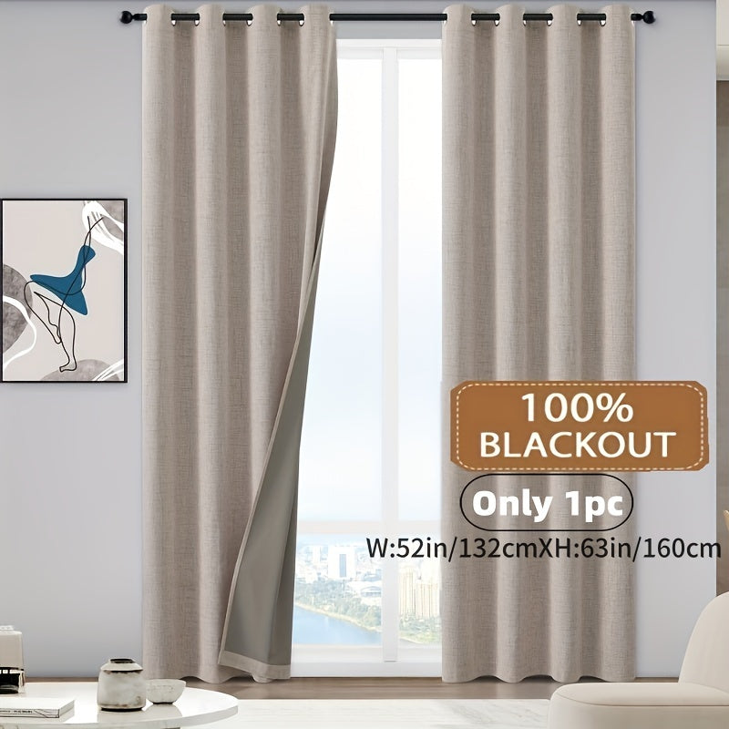 Energy efficient full blackout curtains with a back coating, perfect for blocking out the sun in your bedroom. These thermal insulated window drapes make a stylish addition to your living room decor.