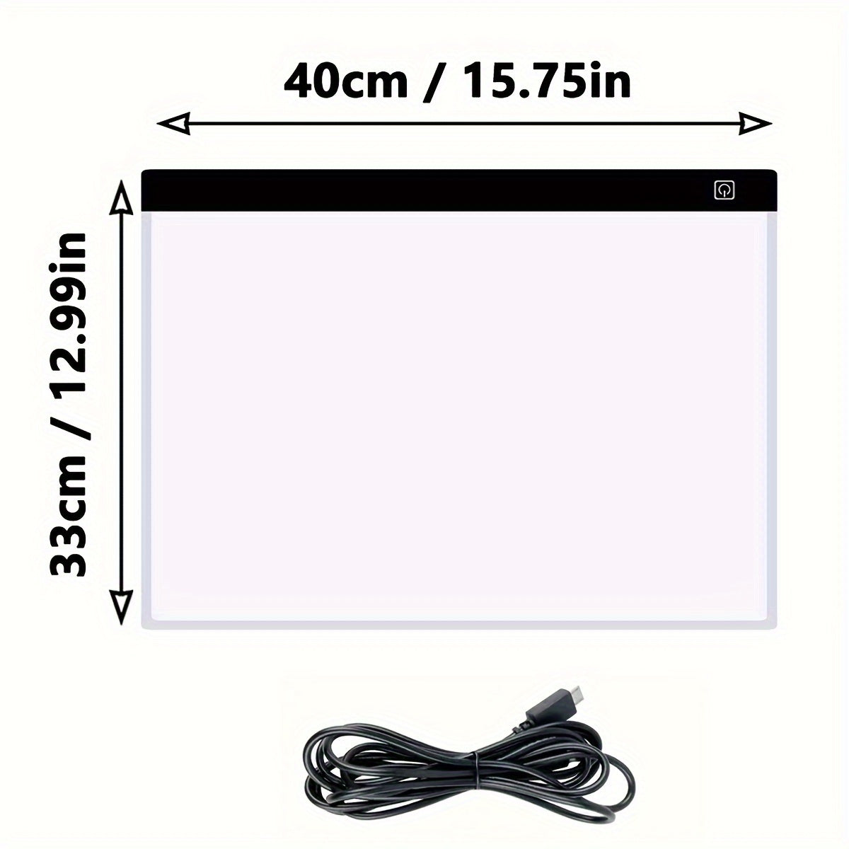 Led Drawing Copy Board with 3 dimmable levels available in A5/A4/A3 sizes for learning and educational assistance.