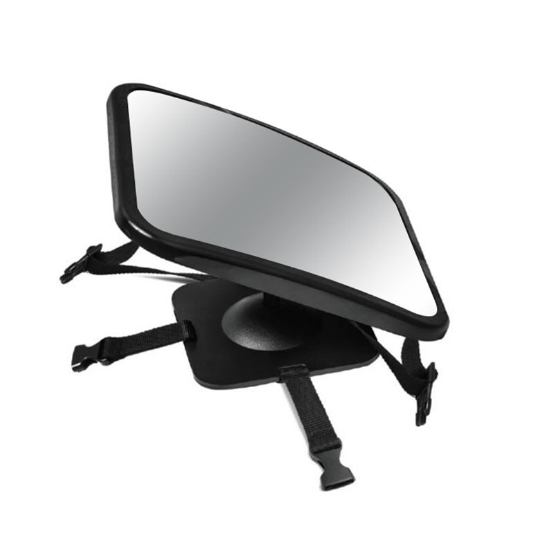 Stay calm and keep an eye on your little one with this baby car seat rearview mirror. Designed for infant car seats, it offers a wide-view safety mirror with a clear reflection and non-glass material for added peace of mind. The 360-degree rotatable