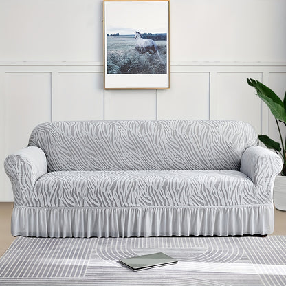 Dustproof sofa slipcover for all seasons, universal fit for couches, protects furniture in home decor.