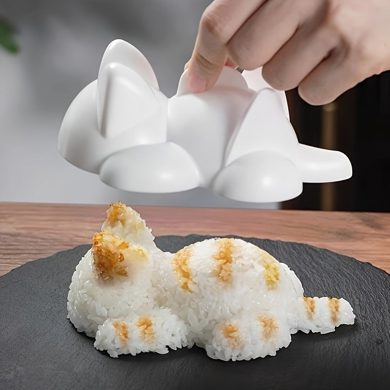 This set includes 2 cute cat-shaped molds designed for making rice balls, perfect for sushi and nori rolls. Each mold can hold up to 200 grams of rice, making them ideal for home cooking, picnics, and packing lunch boxes.