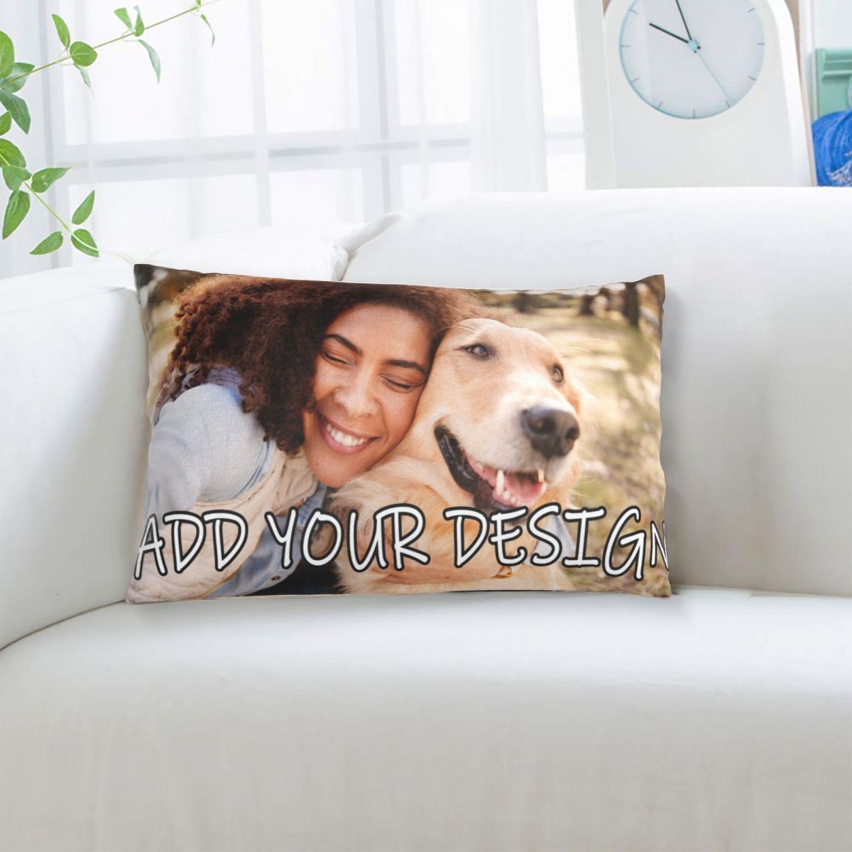 Create Your Own Personalized Polyester Pillowcase, Standard Square Throw Pillow Cover, Customizable with Your Own Photo and Text, Perfect for Celebrating Birthdays and Anniversaries, Sized at 45.72x45.72 cm for Ages 14 and Up