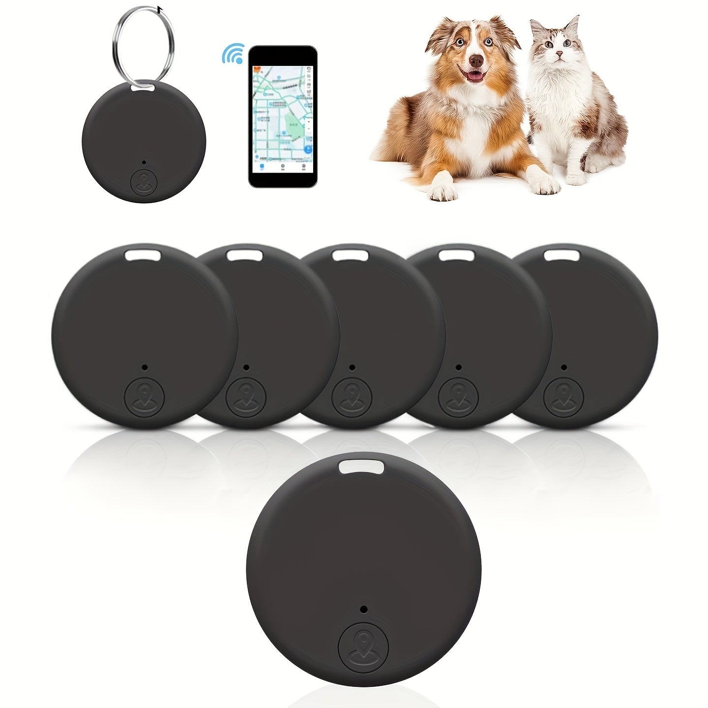 Smart locator for pets and belongings with alarm alert.