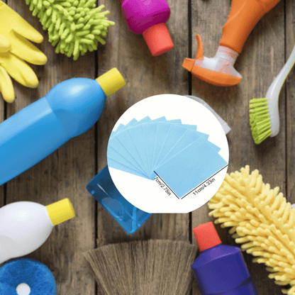 30 pieces of automatic toilet bowl cleaner tablets, odorless, with long-lasting sterilizing properties and stain removal abilities. These multi-purpose household cleaning tabs are made with magnesium chloride and suitable for use on plastic surfaces.