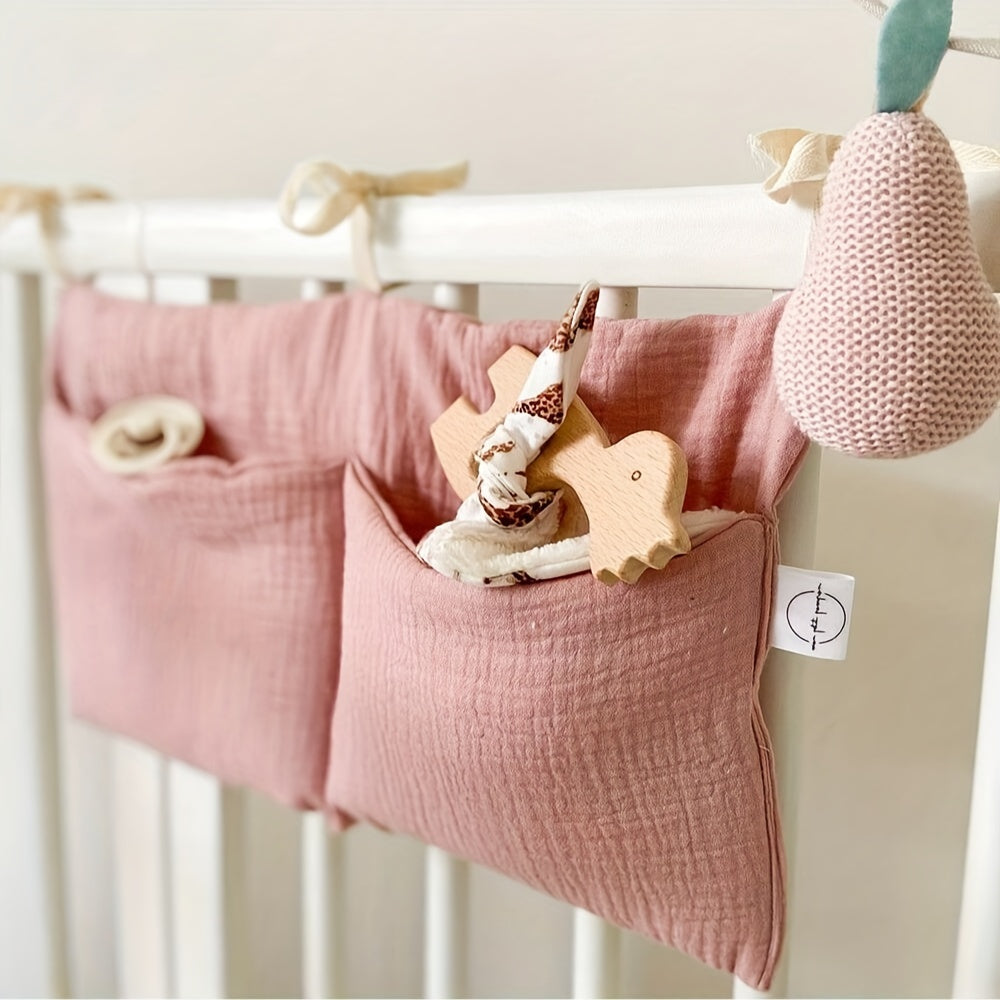 COZYPANDA Printed Hanging Diaper Caddy Organizer for Nursery - Multi-Functional Storage and Accessory Holder for Changing Table