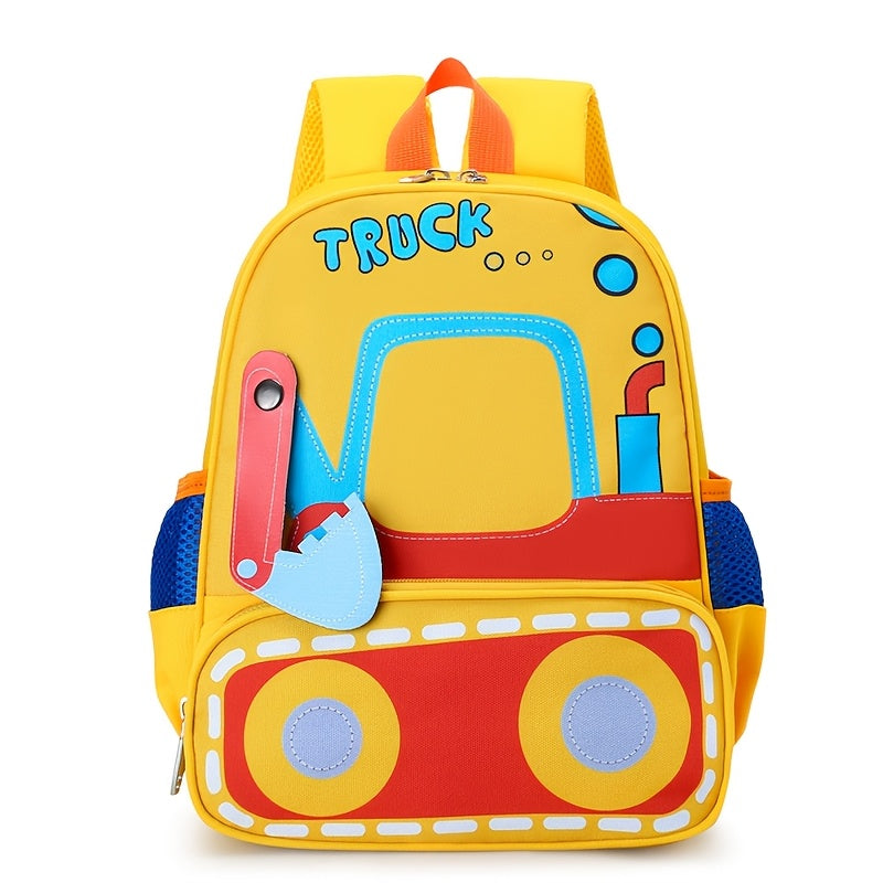 Children's adorable cartoon backpack - Lightweight, waterproof, and stain-resistant with adjustable straps for preschool and kindergarten. ideal for boys and girls aged 6.