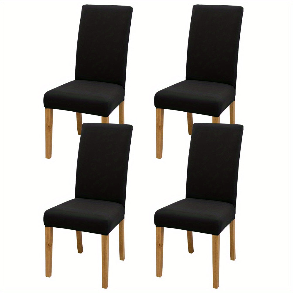 4/6 pcs Elastic Chair Covers for Home Kitchen