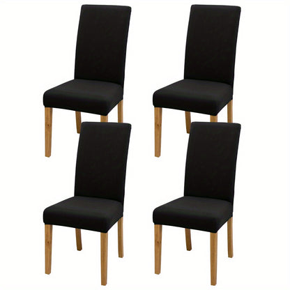 4/6 pcs Elastic Chair Covers for Home Kitchen