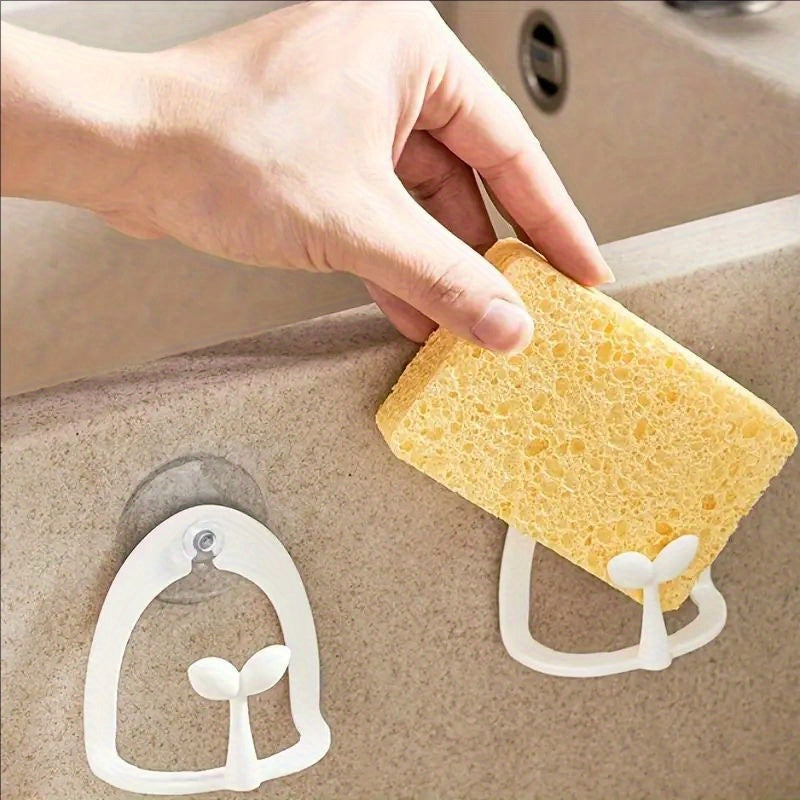 Keep your sink organized with our versatile 1-piece plastic organizer! This multifunctional holder comes with a suction cup for easy installation and features open storage for sponges, soaps, and scrubbers. Use it as a dishwashing sponge rack or for