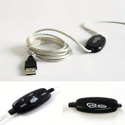 USB2.0 MIDI Editing Cable for electronic pianos