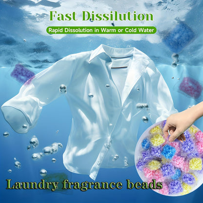 Multi-Pack Laundry Scent Booster Beads in various quantities for long-lasting freshness and odor elimination. Ideal for home and travel, boosts cleaning power of detergent.