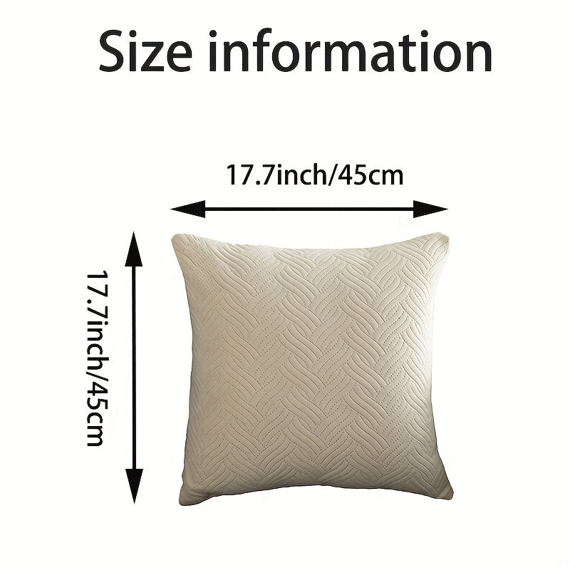 Soft and luxurious plush pillow cover made of velvet, perfect for home, bedroom, car, and living room decor. Does not include pillow core.