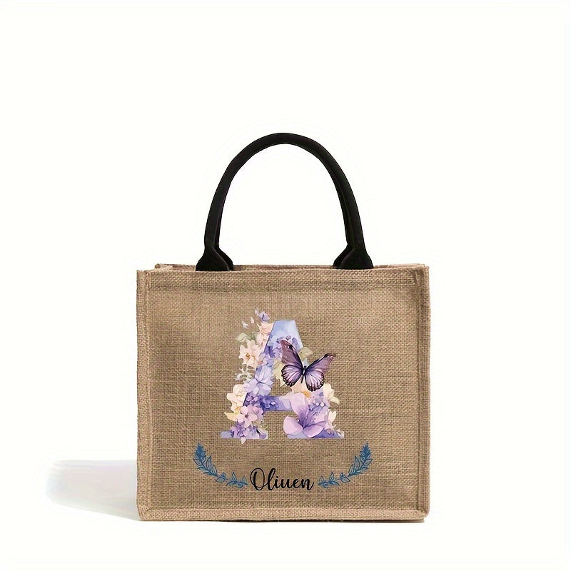 Personalized Bridesmaid Tote Bag for Parties - Customizable Design, Stylish Handbag for Weddings & Bachelorette Parties, Lightweight Polyester with Secure Closure, Foldable for Convenience