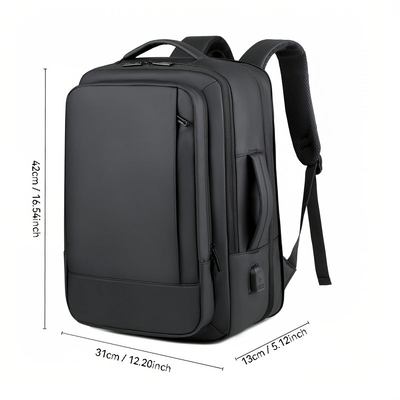 Large Capacity Business Backpack for Men, with Multifunctional Laptop Storage.