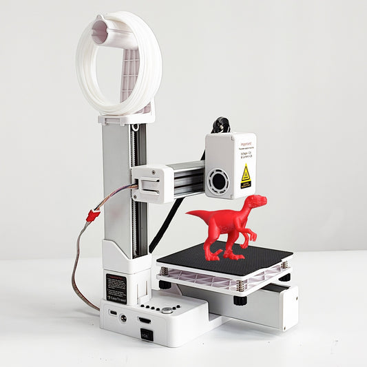 EASYTHREED Entry Level 3D Printer, USB powered, compatible with PLA and TPU 1.75mm filament. Type C port, <36V operating voltage, no power adapter or energy efficiency rating.