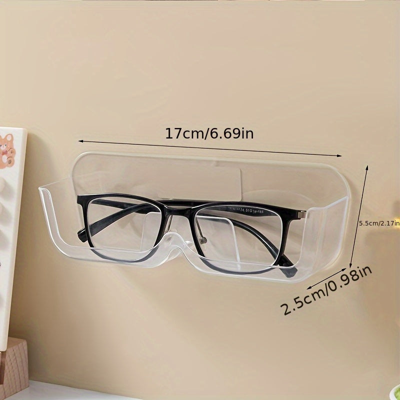 A glasses storage box and display rack can be easily mounted on the wall, wardrobe, or bedside for convenient organization and storage of your glasses.