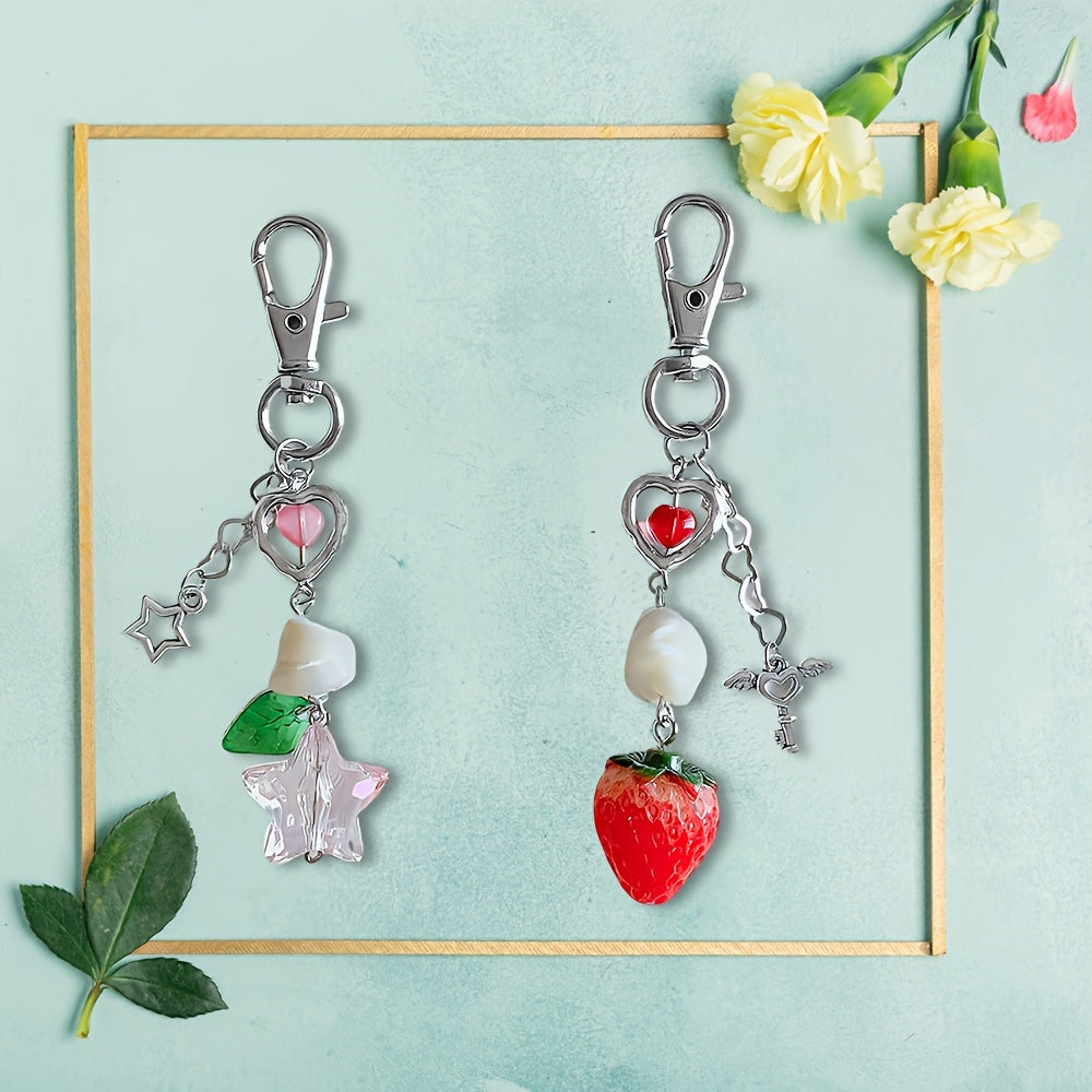 Get ready for the holiday season with our Christmas bundle! This set includes 100 rotating lobster clasps with iron key rings, 50 keychains, and 50 iron key ring jewelry DIY crafts. Perfect for both men and women, these items make great Valentine's Day