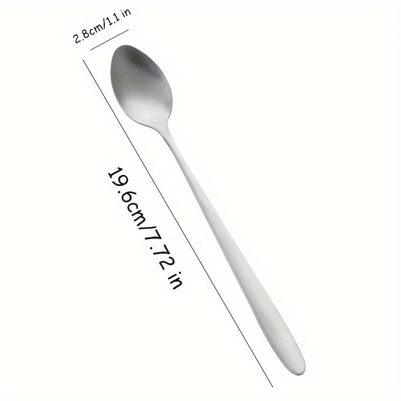 One Set of Two Stainless Steel Spoons with "I Do" and "Me Too" Engravings, Perfect for Coffee, Ice Cream, Tea, and Desserts. Ideal for Engagement, Valentine's Day, Anniversary, Wedding, or Birthday Gifts. Valentine's Day Party Supplies.