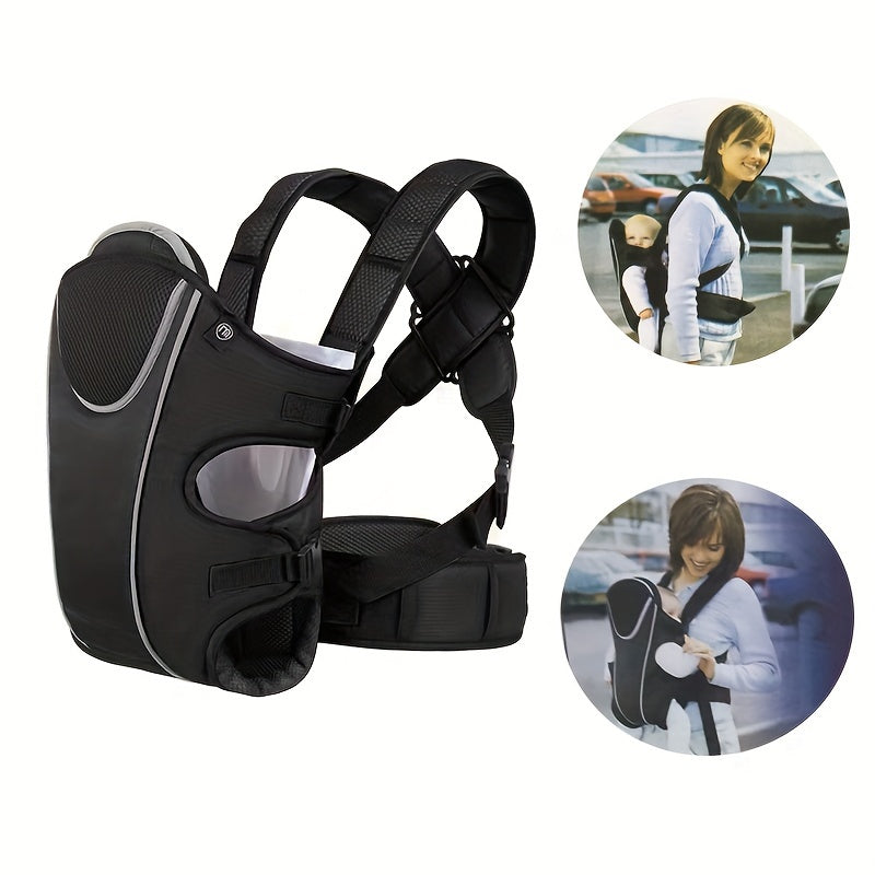 Ergonomic Youngsters Wrap Carrier for Front and Back Carrying with Multi-functional Straps