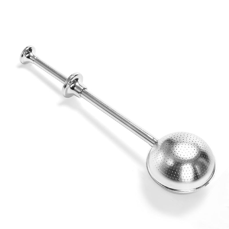 Premium Stainless Steel Tea Infuser: This high-quality infuser features a long handle and fine mesh strainer, making it perfect for loose leaf tea and tea pots. It is easy to clean and reusable, making it an ideal gift for Christmas, Halloween, Easter