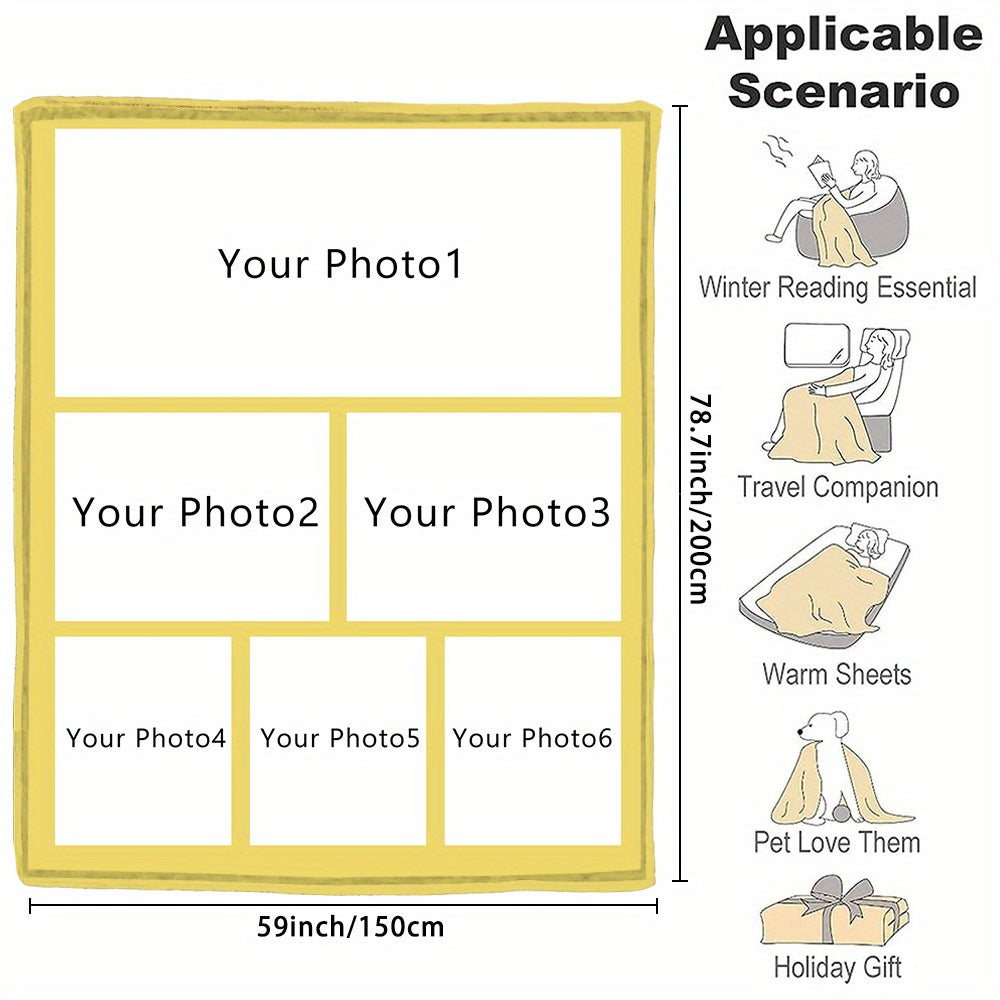Настройте фланелевое фотопокрывало - уютный и мягкий плед с вашим изображением - идеально подходит для подарков, дома, офиса или для комфортного использования в пути.