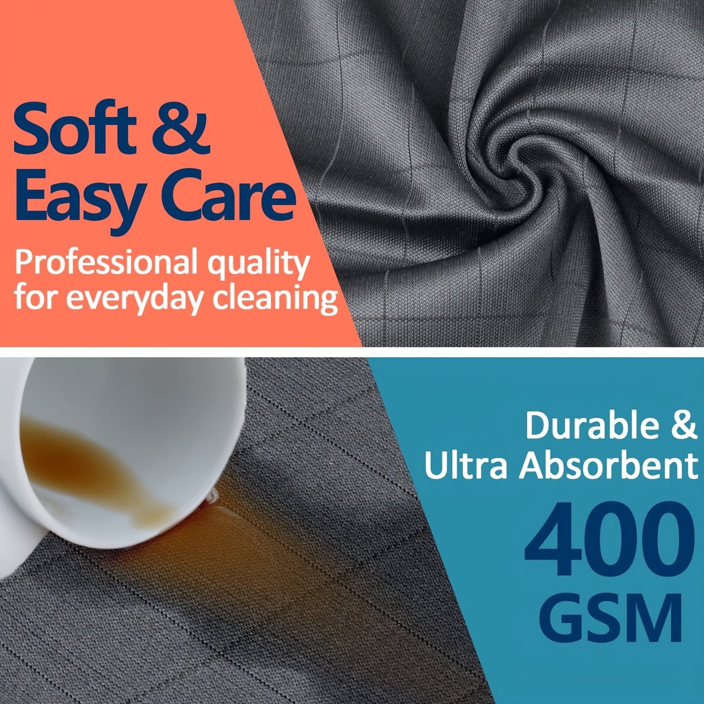 Introducing a durable and streak-free carbon microfiber cloth, perfect for cleaning glass and polishing windows. This versatile cloth is also great for mirrors, kitchens, dishes, and auto detailing. Available in packs of 1 or 2, each cloth measures