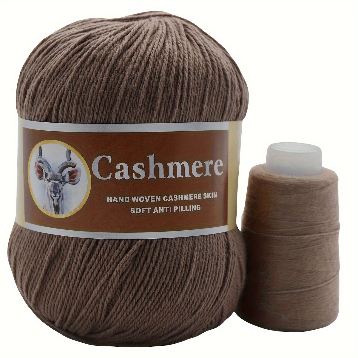 5 hand-woven cashmere blend yarns, 70% pure cashmere, 320m/350yd each in large (50g) & small (20g) skeins. Soft, anti-pilling for crochet & knitting. Ideal for scarves, sweaters, shawls in