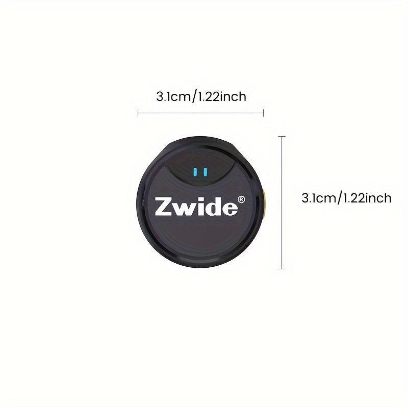 Zwide M7 Magnetic Wireless Clip-On Microphone for Live Streaming, Outdoor Interviews, and Camera.