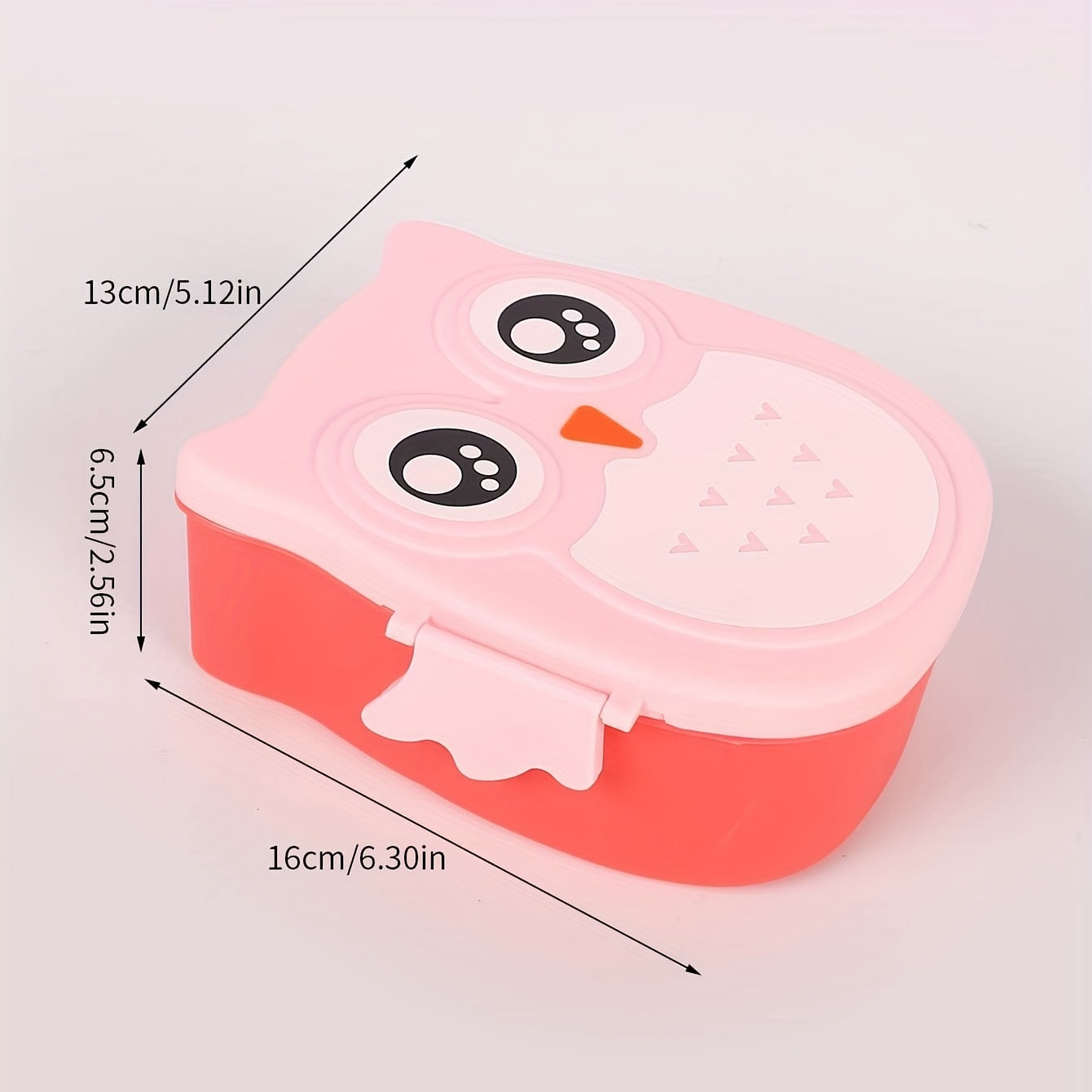 Ланч-бокс в форме совы для подростков и рабочих, безопасная для использования в микроволновой печи коробка для бенто с разделителями, герметичный контейнер для школы, работы, пикников и домашней кухни