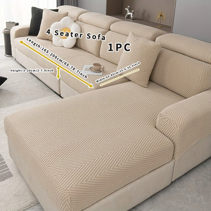 Nordic Elastic Sofa Cover for All Seasons, Pet Scratch Protection.