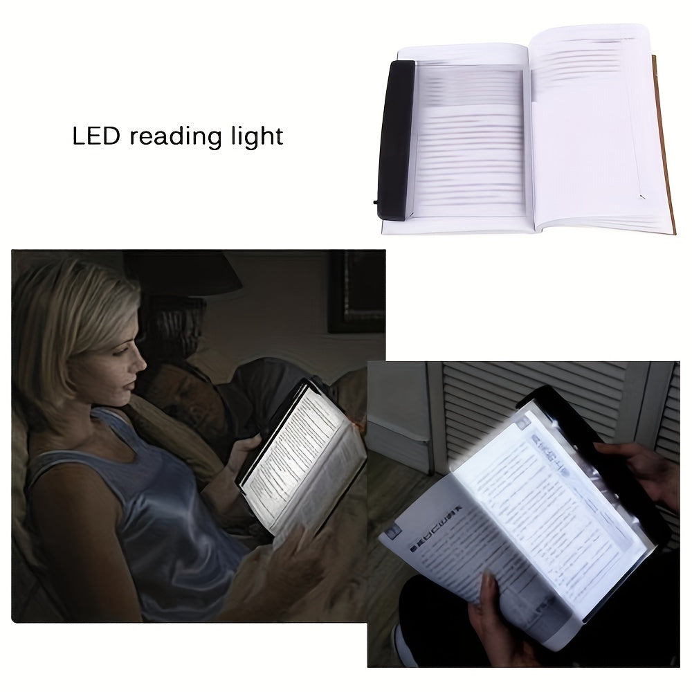 Чтение книг ночью с защитной LED-лампой на клипсе.