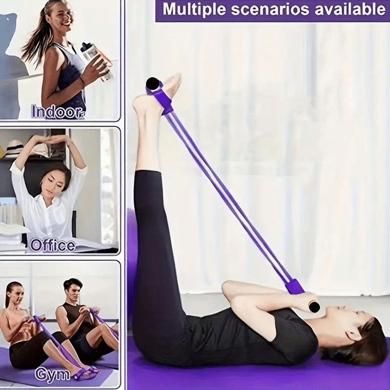 Versatile Pedal Puller and Sit-Up Set - Quality Fitness Equipment, Great for Stretching and Yoga, Durable TPE Material, Ideal Gift