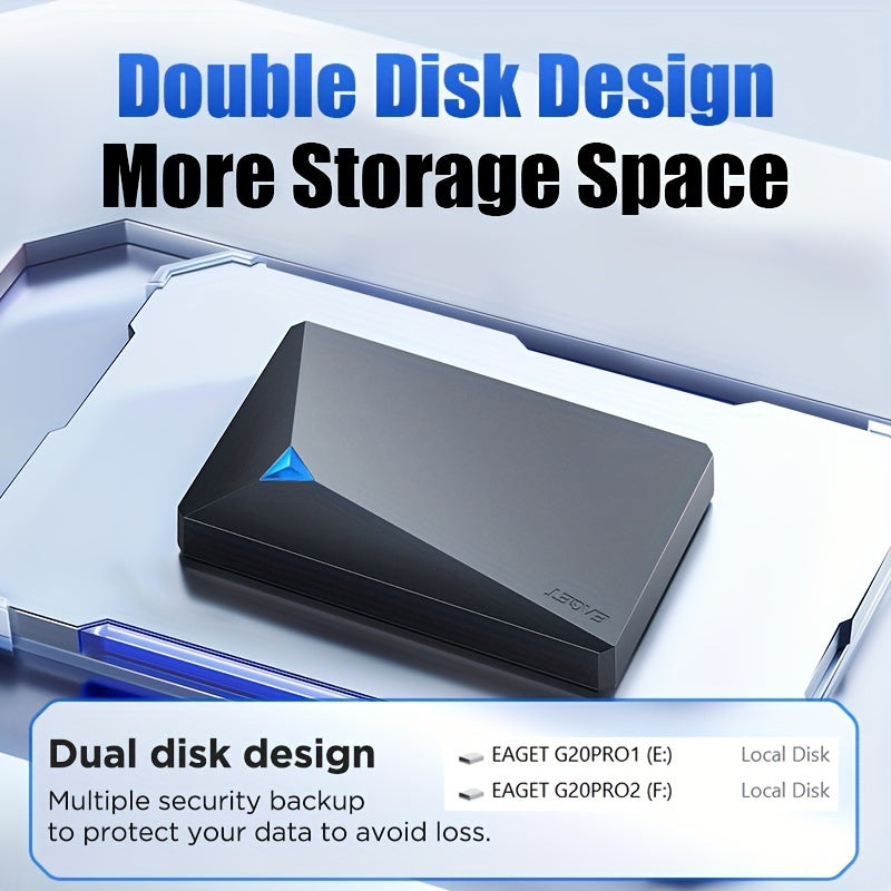 EAGET 1TB USB 3.0 External Portable HDD Storage Device