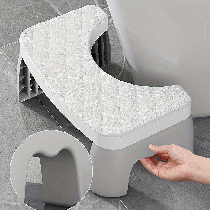 Adult Squatty Potty for Toilet, Waterproof Squat Stool, Bathroom Accessory