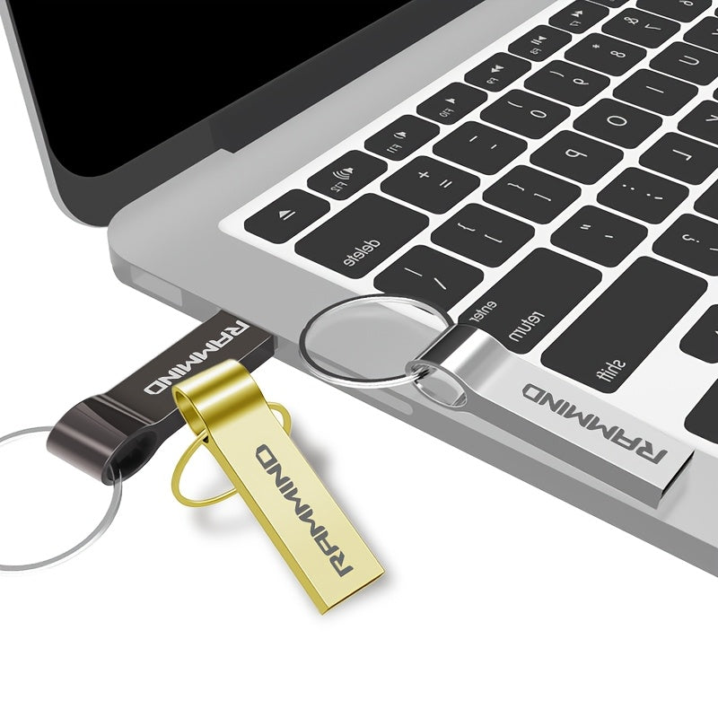 MRTAL Case USB 2.0 High-speed Flash Drive in various sizes for multiple devices.