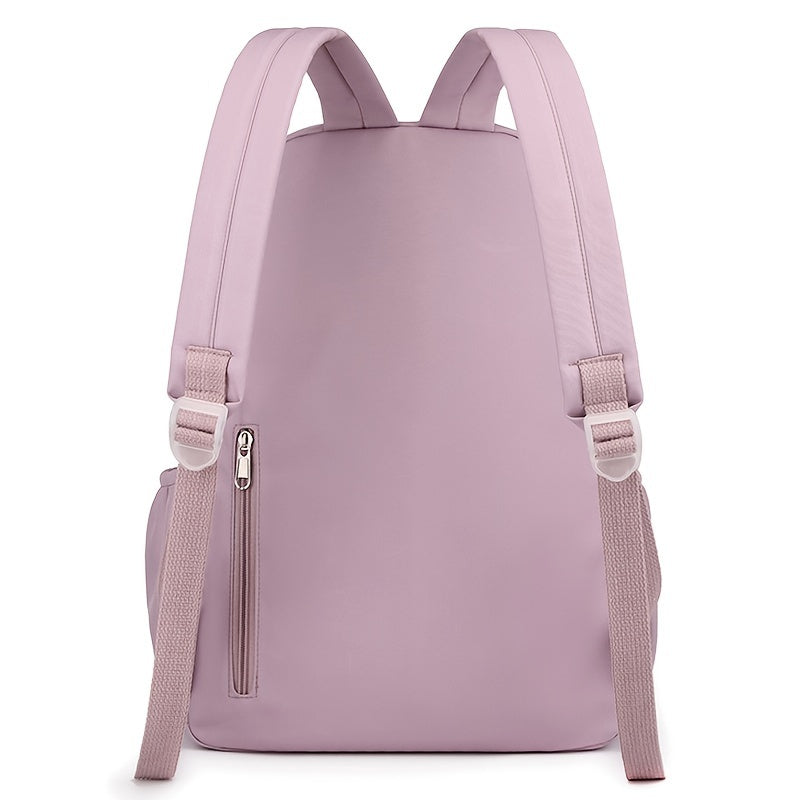 Trendy Korean backpack, perfect for students in middle and high school, captures youthful spirit.